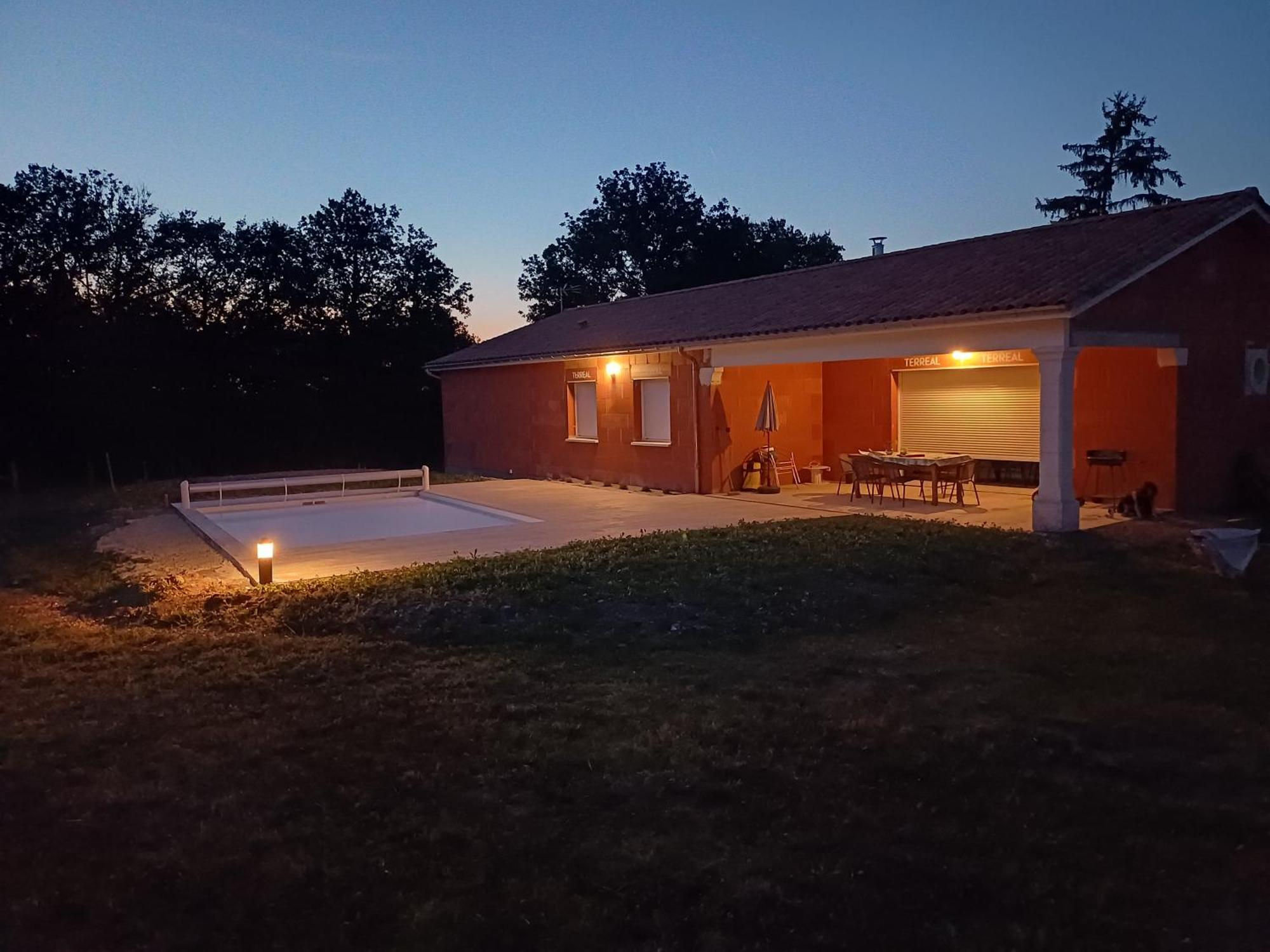La Palombe Villa Chapdeuil Kültér fotó